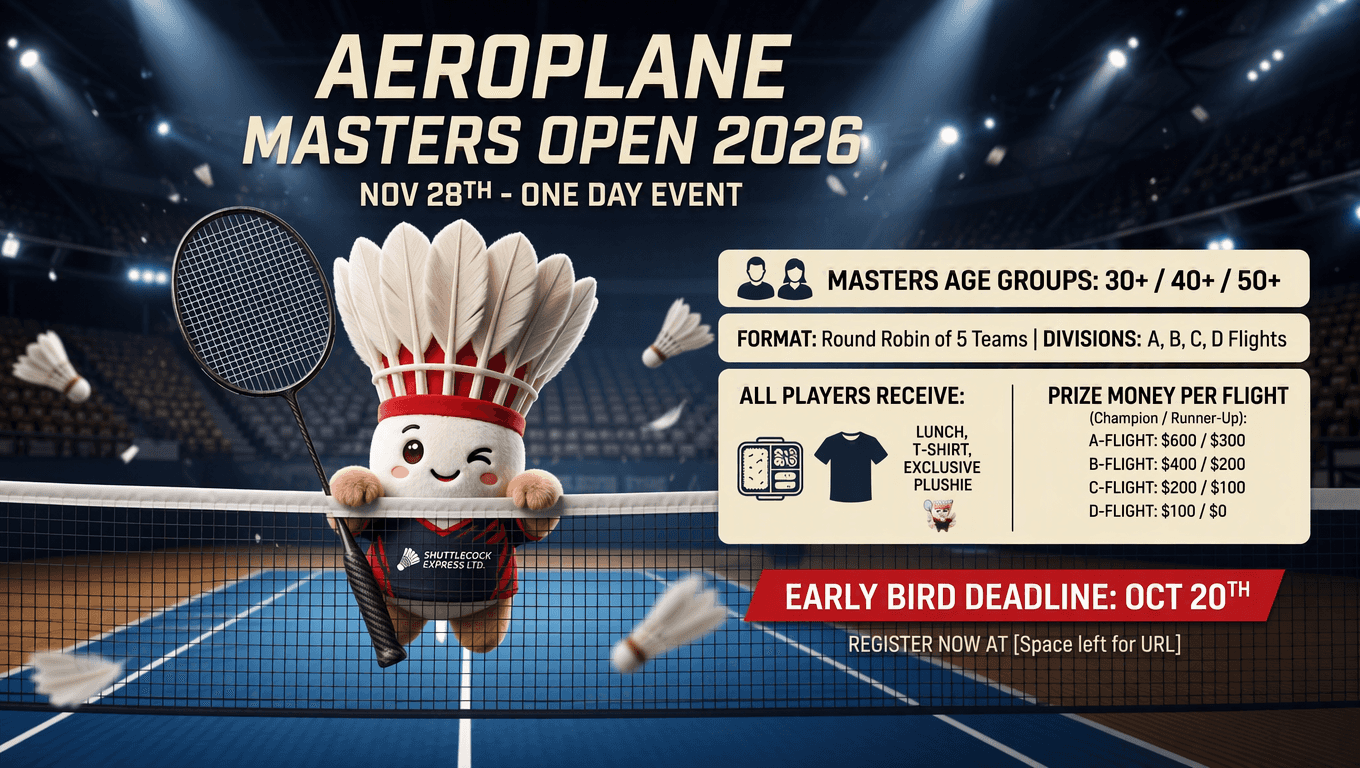 Aeroplane Masters Open 2026（Canada）