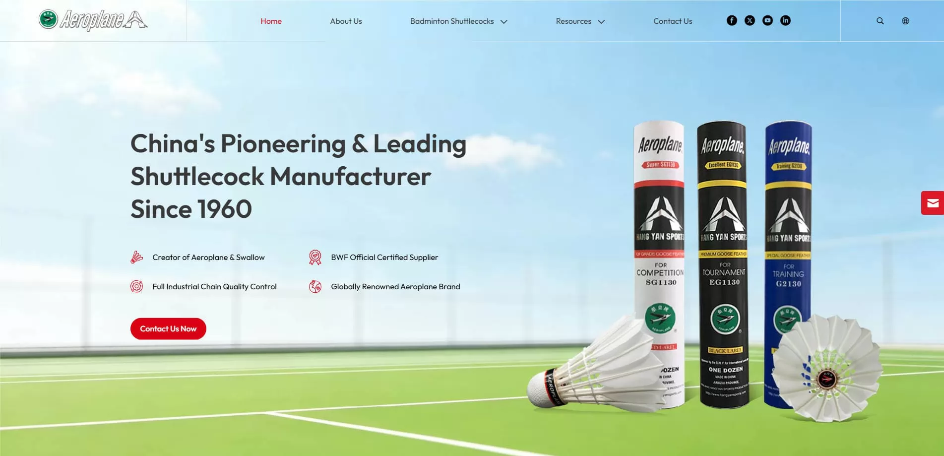 Top Badminton Shuttlecock Manufacturers and Suppliers 2026 - Aeroplane